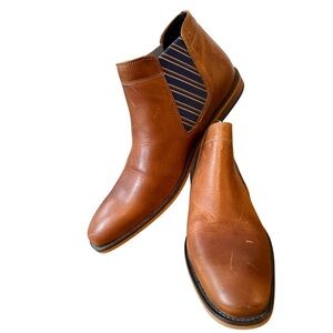 Elegant Tan Leather Slip-On Loafers